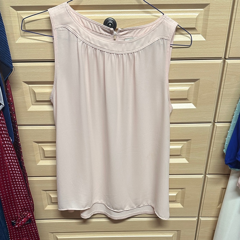 LOFT Blush Sleeveless Tank Top